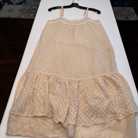 Rebecca Taylor ivory Silk dress Spaghetti Strap lined size 6 - Picture 6 of 8